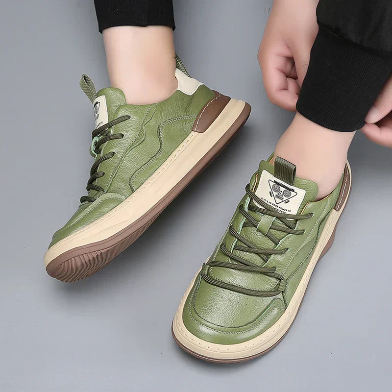 Noble Italian Genuine Leather Trainers