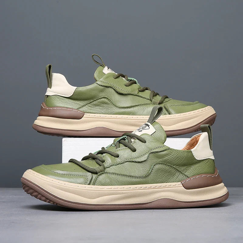 Noble Italian Genuine Leather Trainers