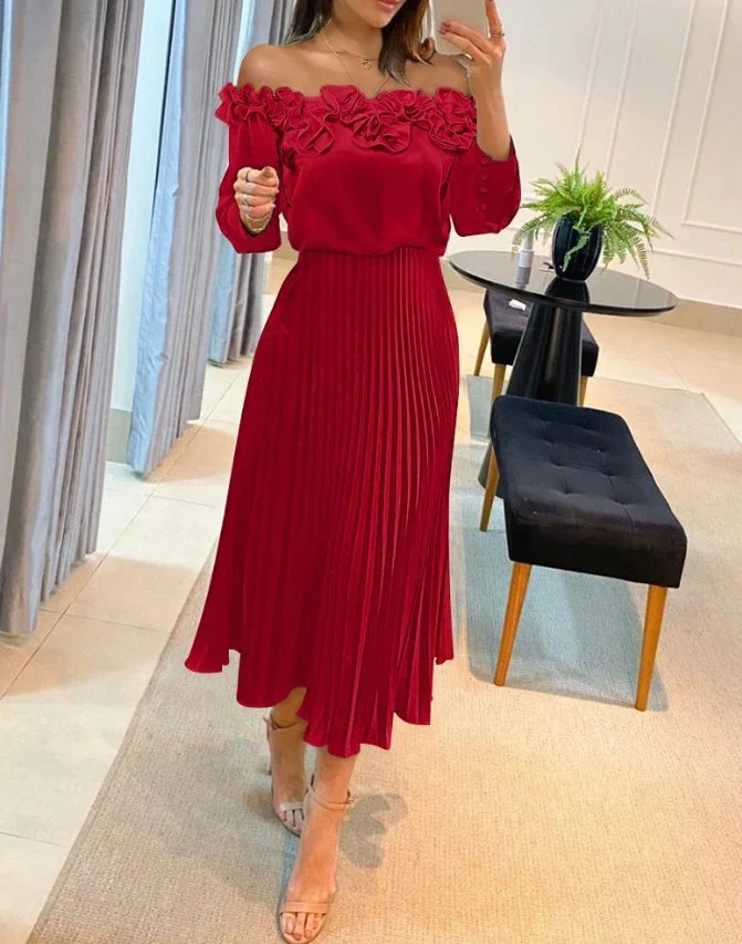 Aria | Flowing off-shoulder maxi dress