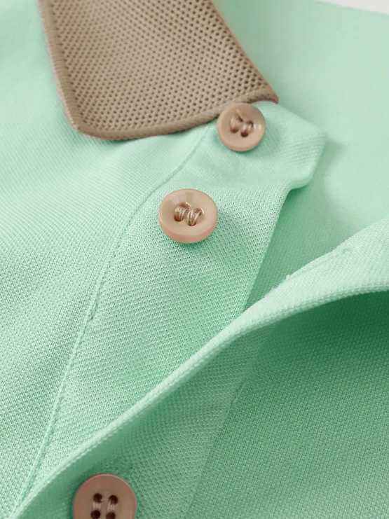 Men’s Short Sleeve Classic Lapel Slim Shirt