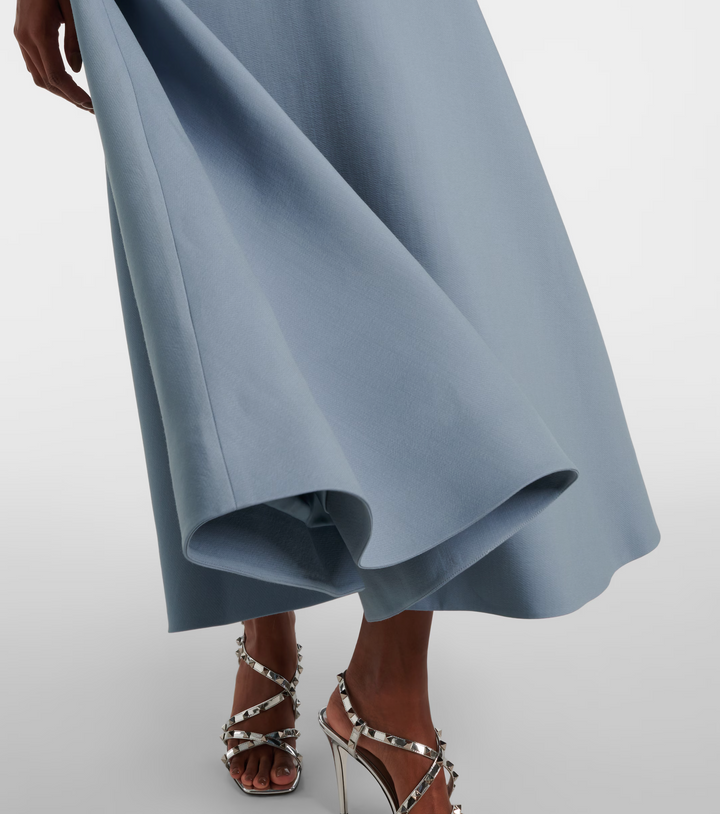 Raffaella | Flared dress with bows and beads