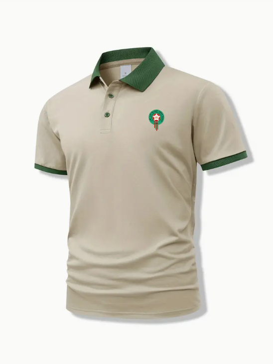 Men’s Short Sleeve Classic Lapel Slim Shirt