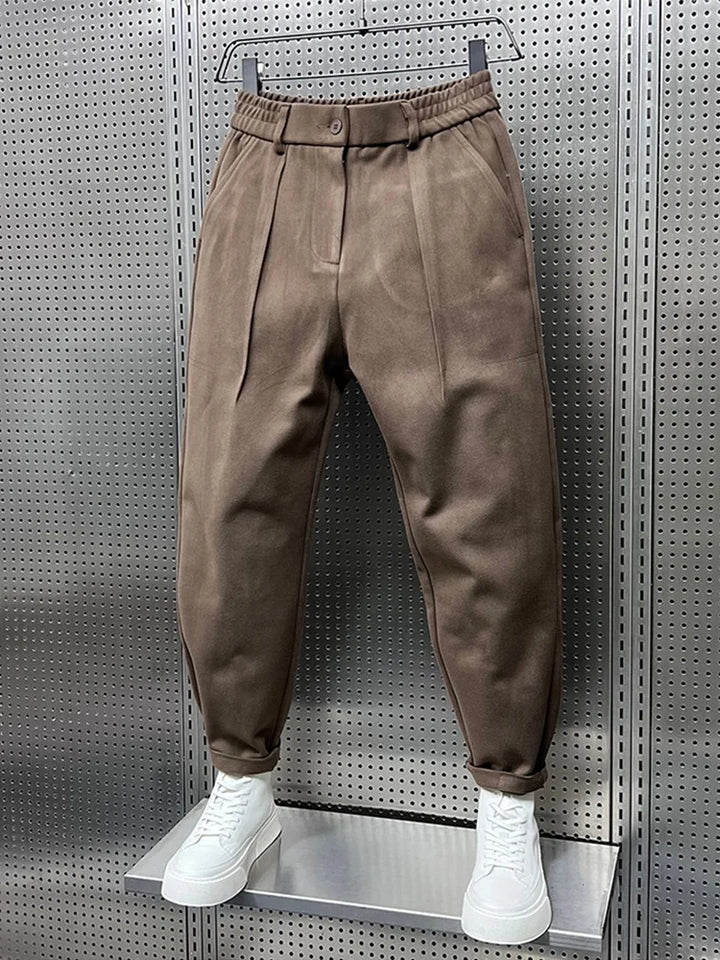 MARCELLO | Elegant mélange trousers