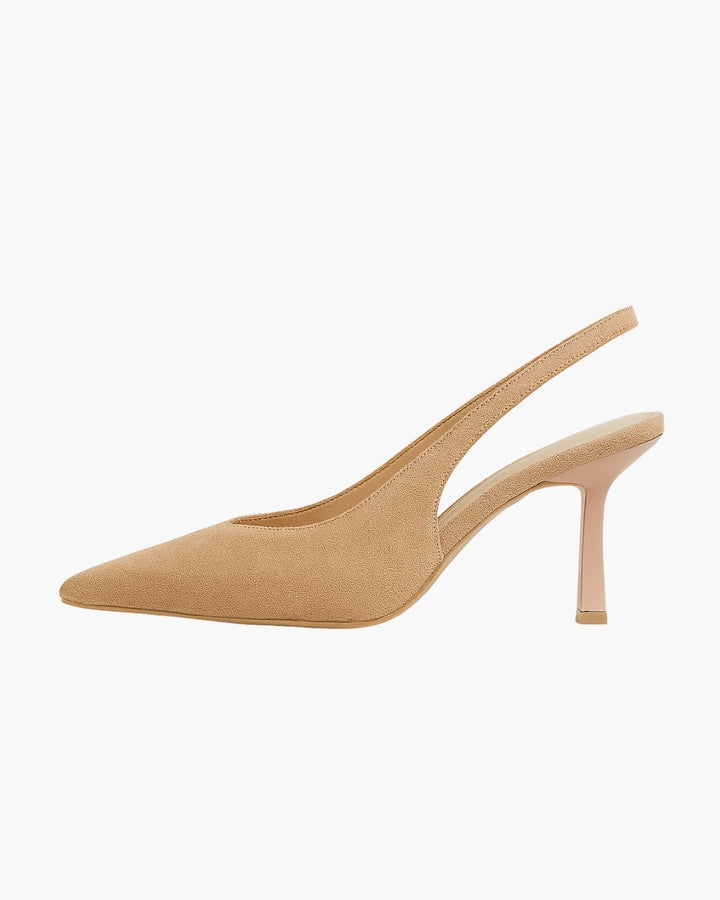 Isolta – Sandals with a Slim Heel