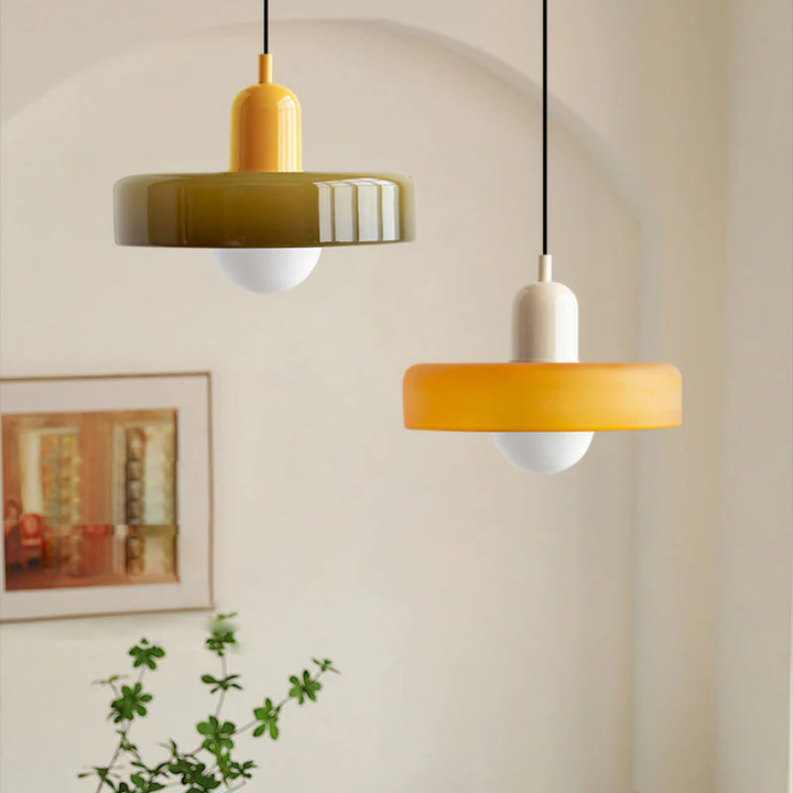 Glarefusion Modern Bauhaus Glass LED Pendant