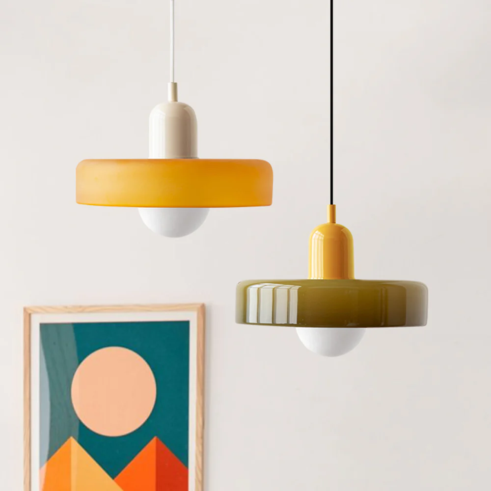 Glarefusion Modern Bauhaus Glass LED Pendant