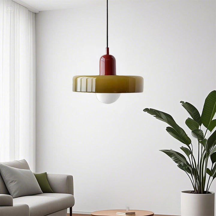 Glarefusion Modern Bauhaus Glass LED Pendant