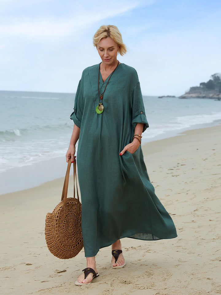 Rosie | Relaxed Maxi Dress with Pockets