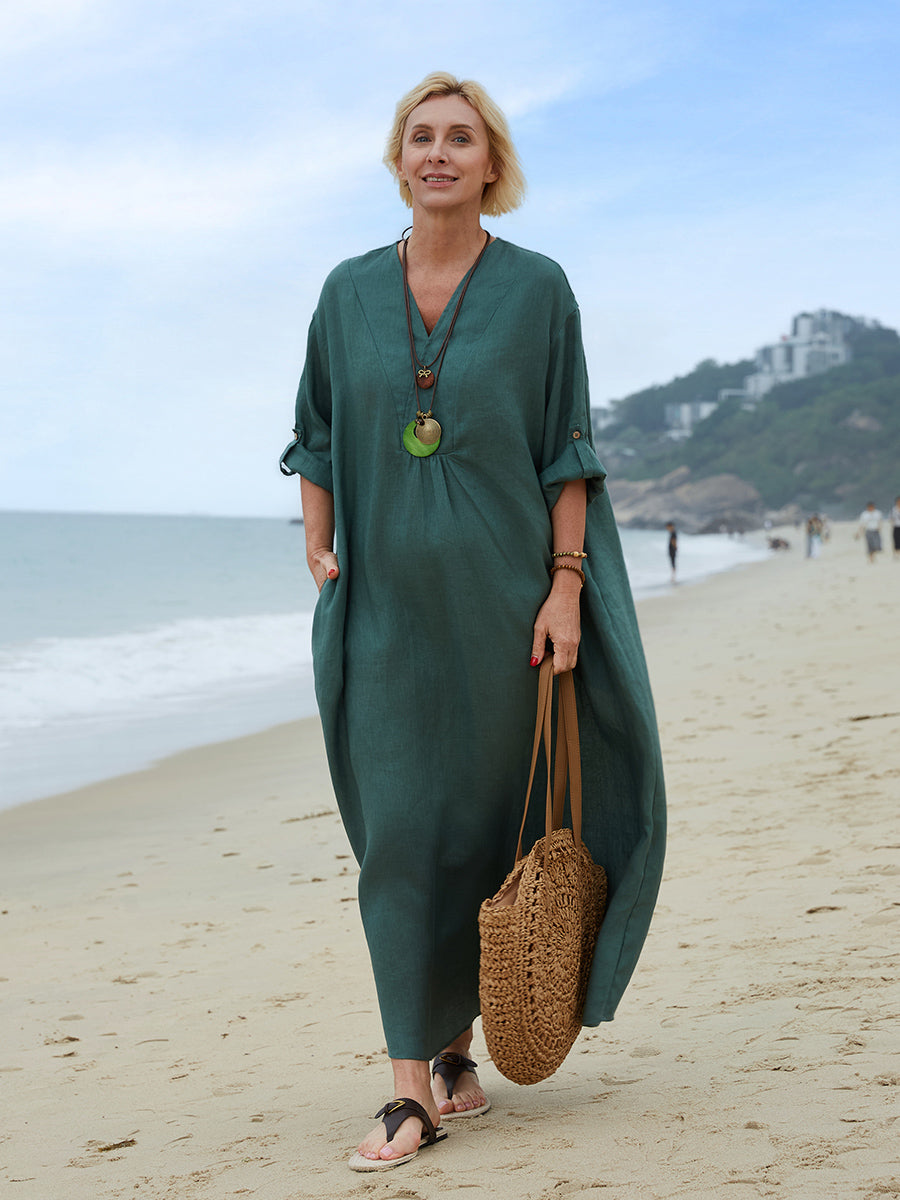 Rosie | Relaxed Maxi Dress with Pockets