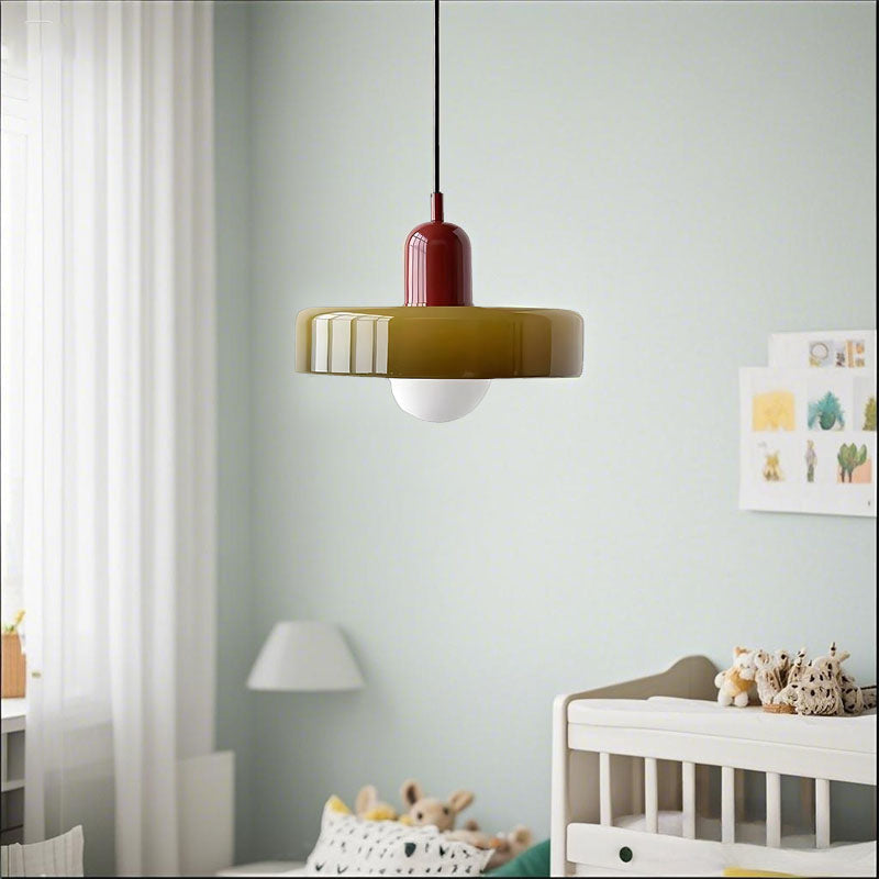 Glarefusion Modern Bauhaus Glass LED Pendant