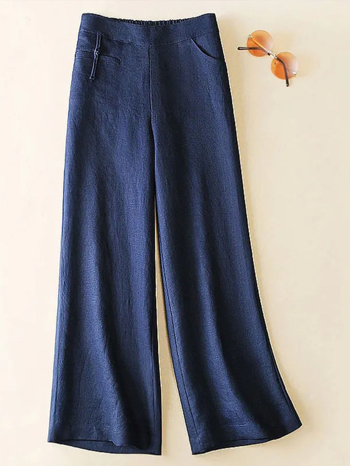 Wide-Leg Summer Trousers
