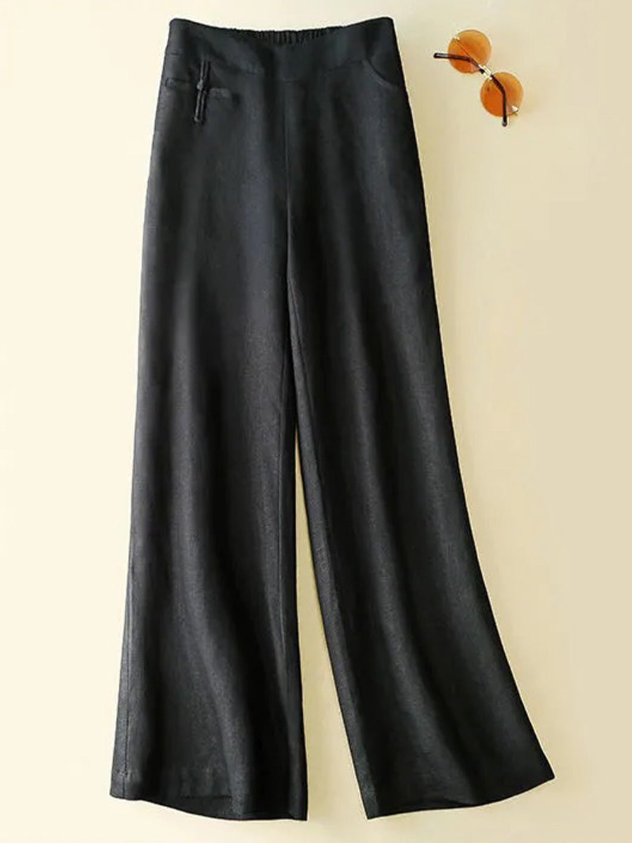 Wide-Leg Summer Trousers