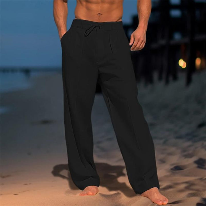 Nathan™ - Linen Solid Colour Pants