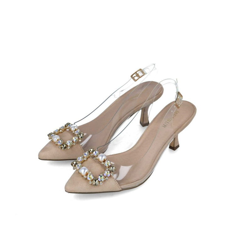 Women’s Pointed Toe Stone Embellished Shoes