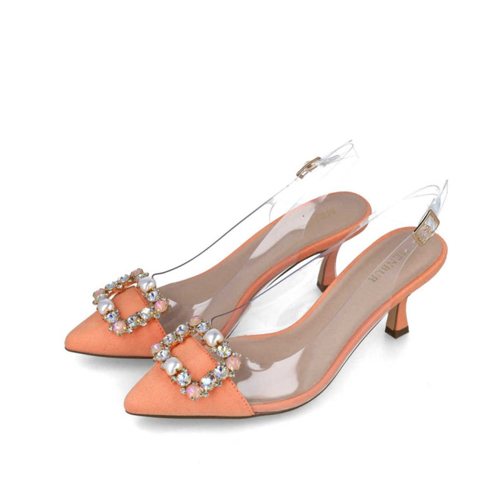 Women’s Pointed Toe Stone Embellished Shoes