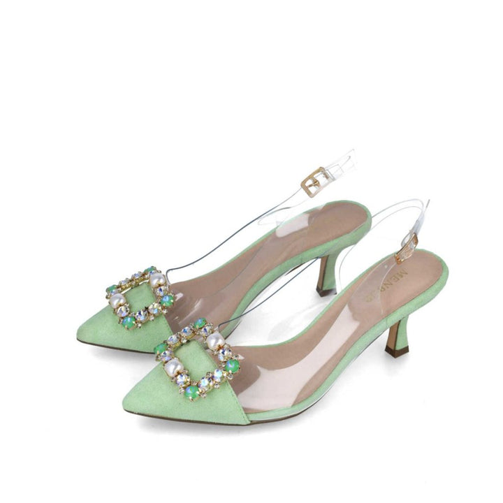 Women’s Pointed Toe Stone Embellished Shoes