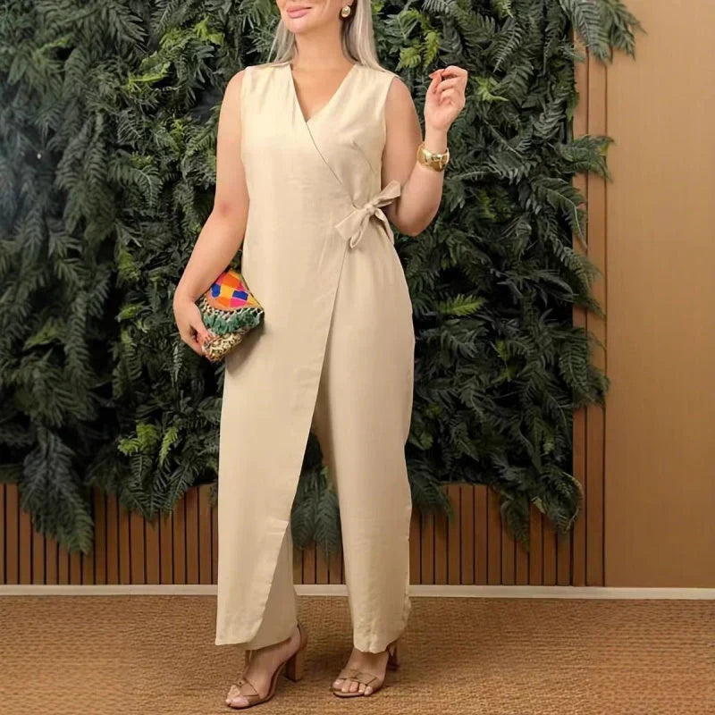 Inès | Elegant Jumpsuit with V-Neckline