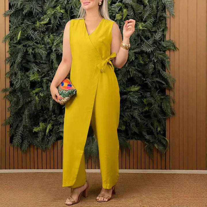 Inès | Elegant Jumpsuit with V-Neckline